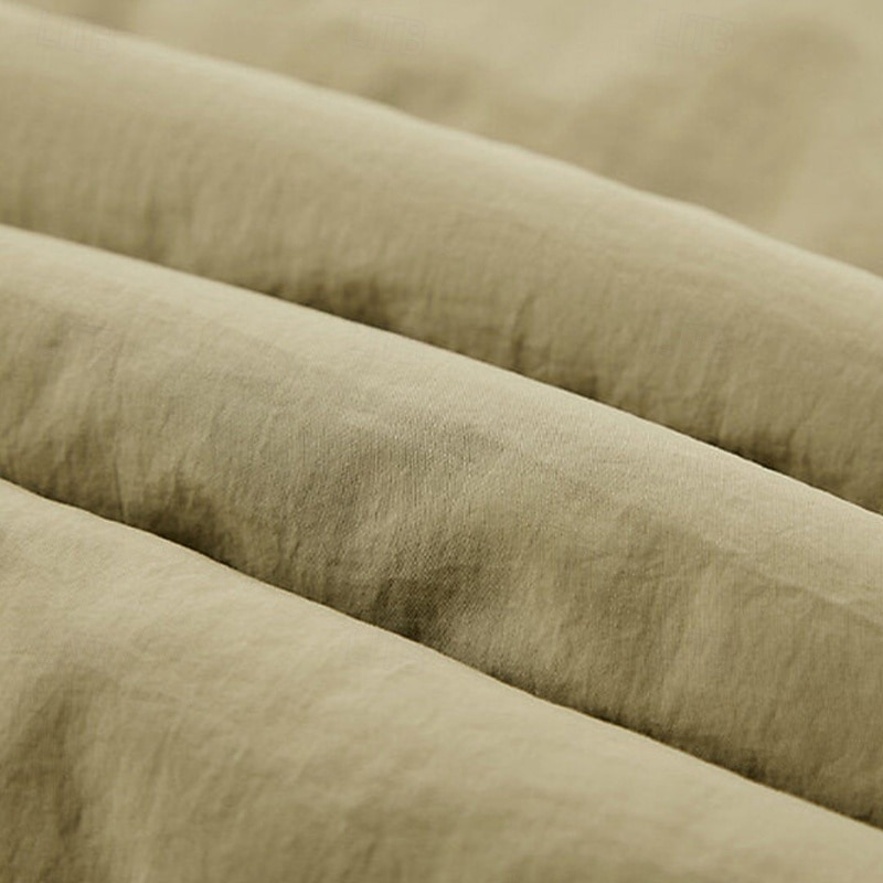 Men's Vest Gilet Fishing Vest Vacation Daily Date Fashion Casual Fall Winter Pocket Polyester Warm Comfortable Solid Color Zipper Stand Collar Regular Fit Black Khaki Dark Blue Gray Vest3