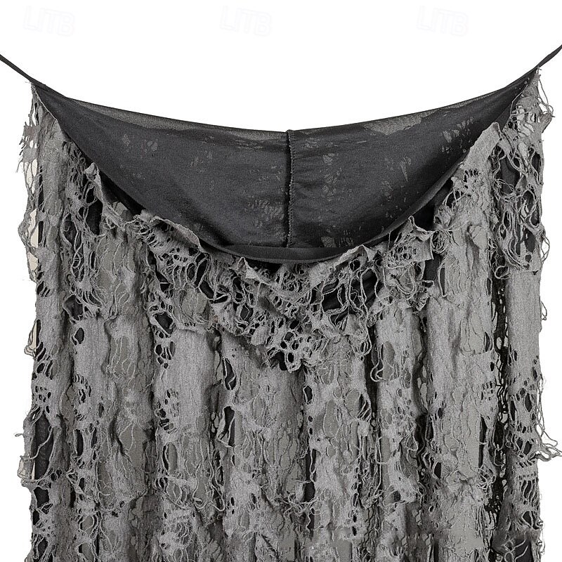 Ghost Grim Reaper Halloween Cape Cloak Horror Scary Costume Kid's Adults' Unisex Halloween Carnival Performance Party Easy Halloween Costumes Dress Up4