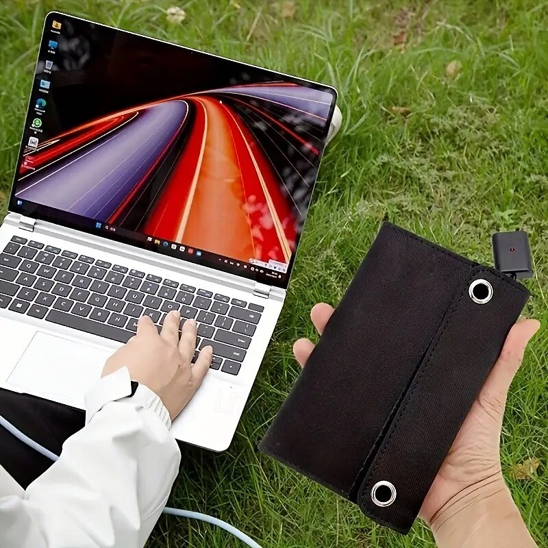 Solar Folding Bag USB Solar Panel Portable Solar Panel Outdoor Power Charger4