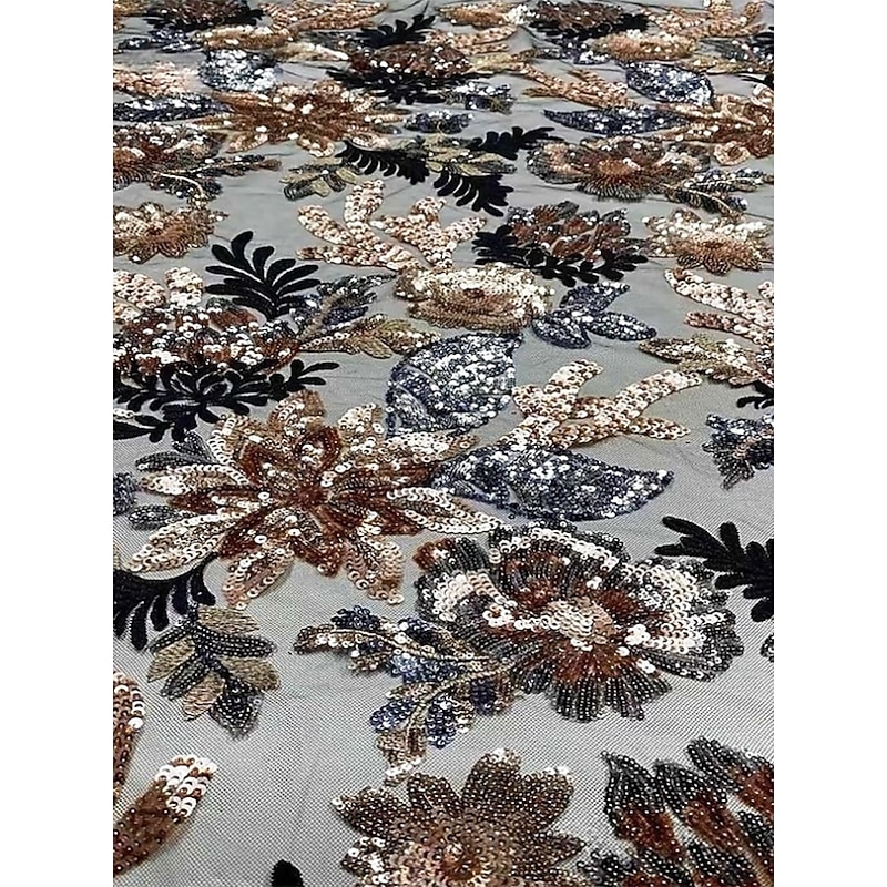 Tuxedo Dress A-Line High-low Dress Flroal Sequin Lace Applique Formal Blazer Dress Wedding Wedding Guest Elegant 3/4 Sleeve Pleated Floor Length Peak Lapels2