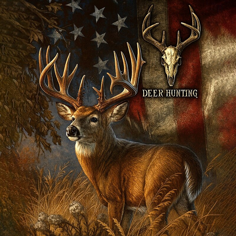 Men's Deer Sweatshirt 3D Hunting Crew Neck Outdoor Sports Outdoor Brown Crewneck 3D Print Winter Spring &  Fall Designer2