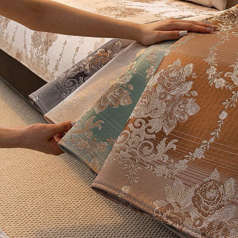 Nordic Jacquard Sofa Cushion Cover, All-Season Luxury Non-Slip Couch Cover, Elegant Sofa Protector with Backrest Cover2