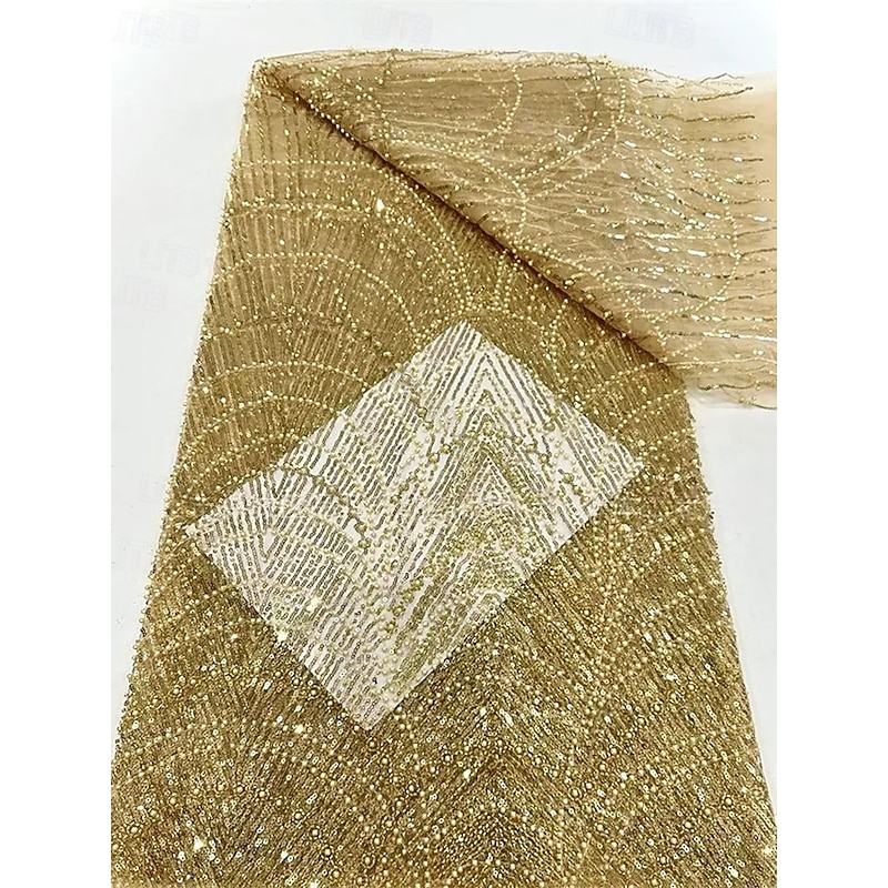 Gold Sequin Mermaid / Trumpet Evening Gown Elegant Formal Dress Formal Wedding Floor Length Sleeveless Off Shoulder Sequined with Glitter 20252