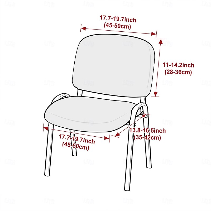 2pcs setVelvet Folding Chair Slipcover, Stretch Chair Protector for Wedding, Banquet, Party, or Home Decoration2