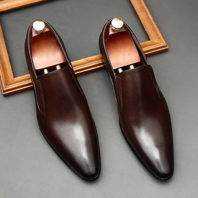 Men's Leather Loafers with Tassel Detail - Stylish and Comfortable Footwear for Weddings, Office Meetings and Evening Events3