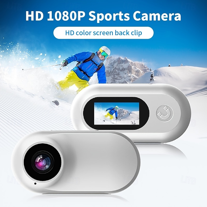 HD 1080P Mini Outdoor Sports Camera with Magnetic Clip for Photos and Videos Thumb DV Pet Camera Cycling Recorder