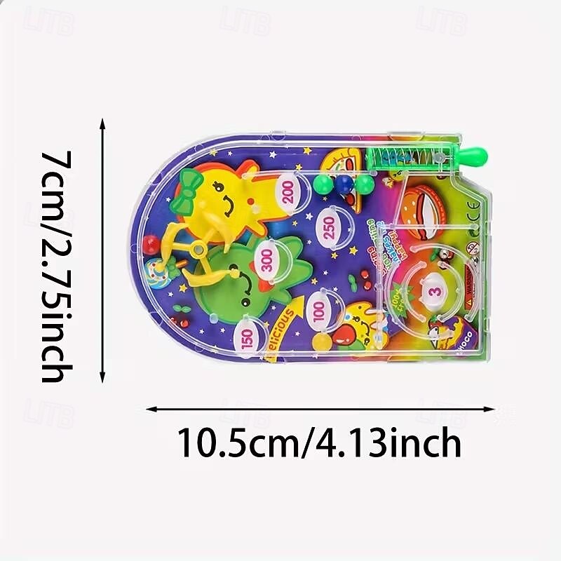 Cartoon Handheld Pinball Maze Machine Fun Children's Toy for Ages 3-63