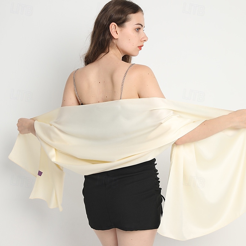 Sparkling Metallic Pashmina Shawl Wraps Scarf for Evening Party Bridal Wedding Formal Dresses2