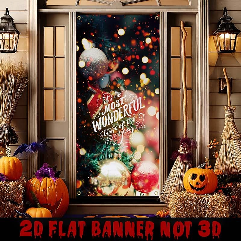 Halloween Shower Curtains Curtains Skeleton Forest Fantasy Living Room Decorations Wall Door Background3