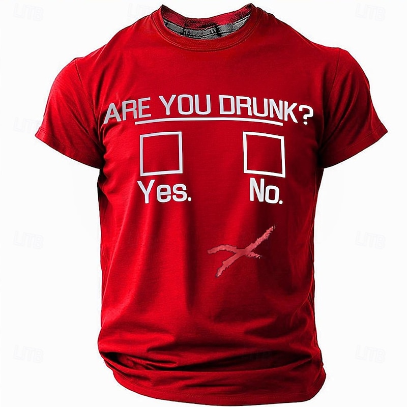 Funny "Are You Drunk" T-Shirt for Men, Drinking Party Graphic Tee, Gag Gift for Dad, Husband, Friend4