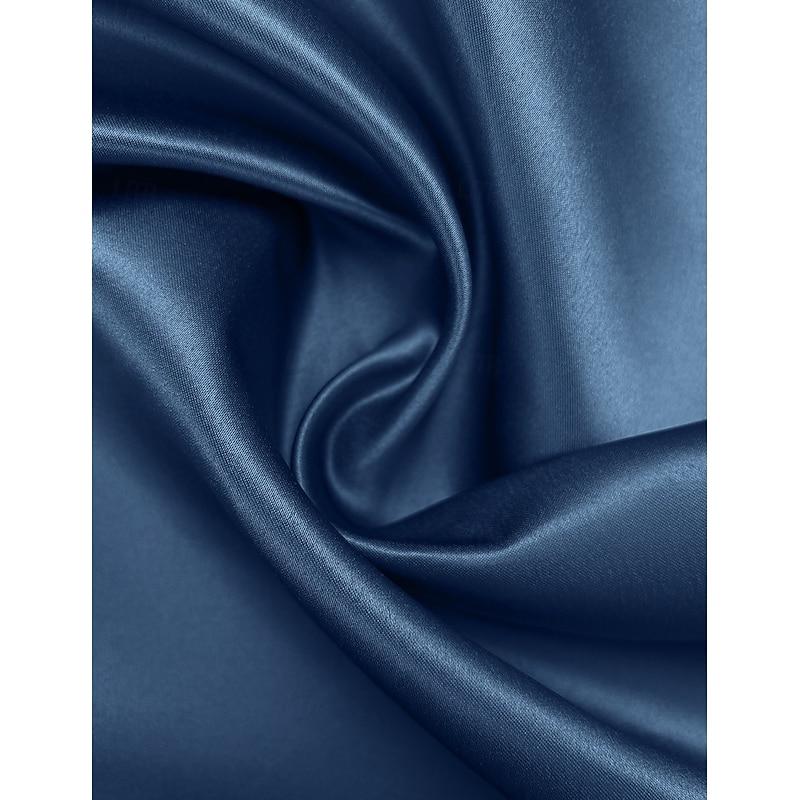 Mermaid Evening Gown Elegant Dress Engagement Formal Evening Sweep / Brush Train Sleeveless Jewel Neck Fall Wedding Guest Stretch Satin with Appliques Masquerade Dress3