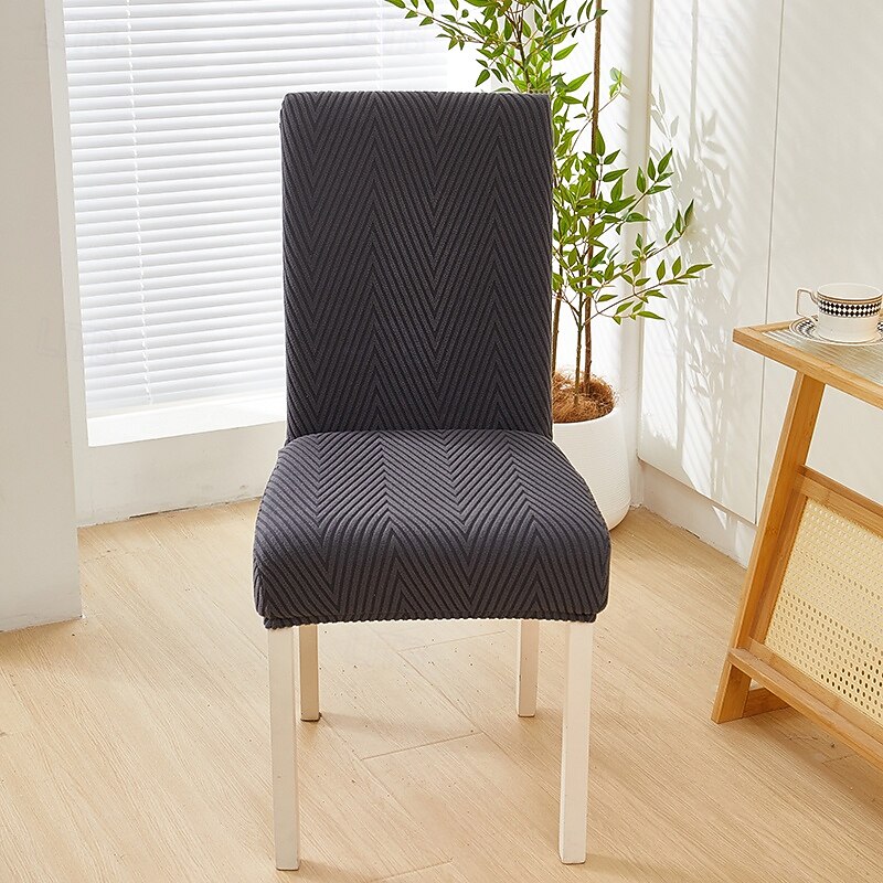 Super Fit Dining Chair Cover Stretch Removable Washable Short Protector Cover Seat Slipcover for Hotel Dining Room Ceremony Banquet Wedding Party2