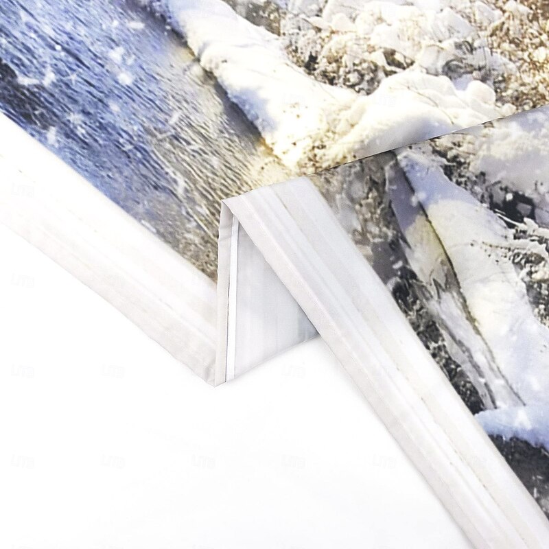 Chrismas Hanging Tapestry Snowy Window View Winter Landscape Large Wall Art Mural Decor Blanket Curtain Holiday Home Bedroom Living Room Festive Party Decoration2