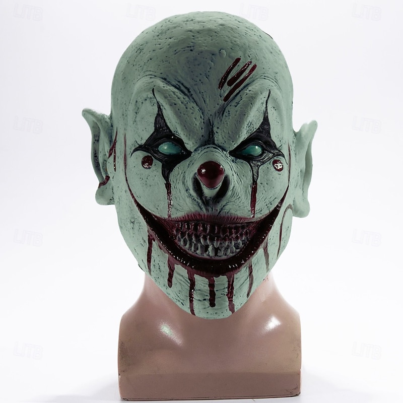 Killer Clown Evil Clown Halloween Mask Halloween Props Horror Scary Costume Halloween Adults' Men's Women's Halloween Carnival Easy Halloween Costumes Dress Up3