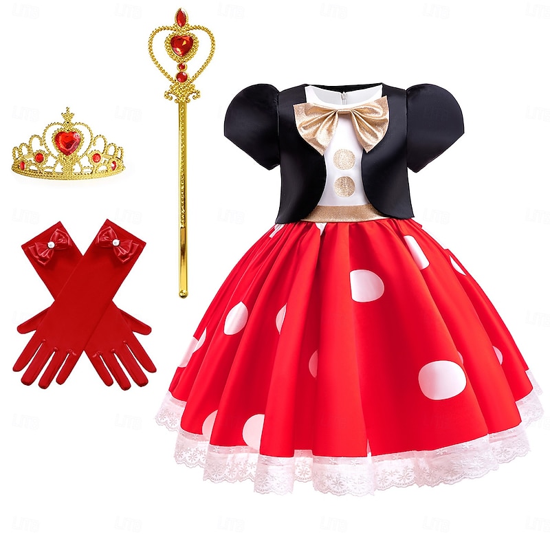 Princess Dress Costume Cosplay Movie Cosplay for Girls' Kid's Halloween Carnival Performance Party