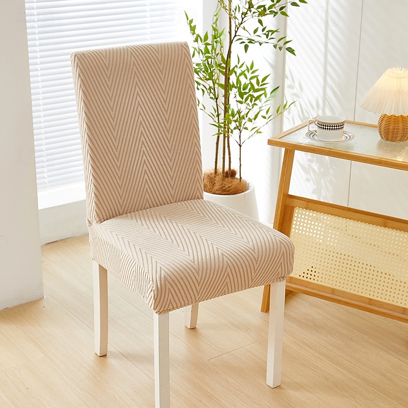 Super Fit Dining Chair Cover Stretch Removable Washable Short Protector Cover Seat Slipcover for Hotel Dining Room Ceremony Banquet Wedding Party4