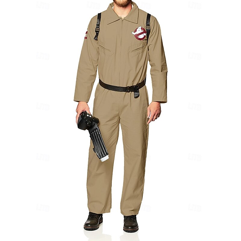 Ghostbusters Cosplay Cosplay Costume Outfits Men's Women's Boys Movie Cosplay Cosplay Halloween Halloween Carnival Masquerade Event / Party Masquerade(WITCOUT Proton Pack)2