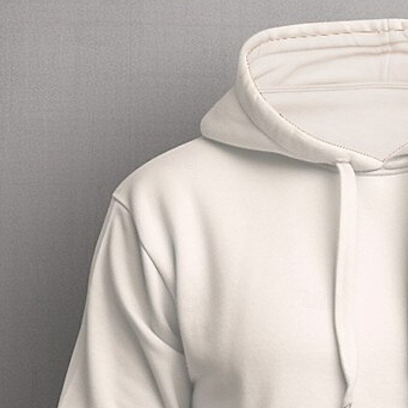 Men's Hoodie Pullover Hoodie Sweatshirt Fleece Hoodie Beige Hooded Plain Patchwork Color Block Sports & Outdoor Casual Daily Streetwear Cool Sportswear Spring &  Fall Clothing Apparel Hoodies2