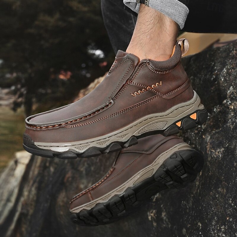 Men's  Slip-On Loafers with Cushioned Insole and Non-Slip Sole, Outdoor Casual Walking Shoes for Everyday Wear3