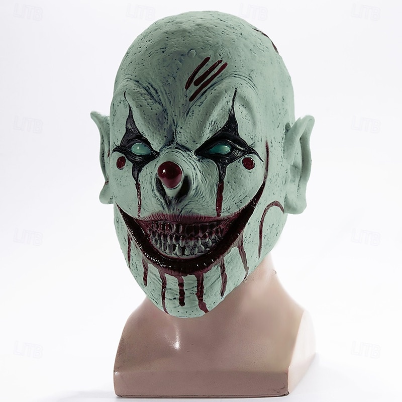 Killer Clown Evil Clown Halloween Mask Halloween Props Horror Scary Costume Halloween Adults' Men's Women's Halloween Carnival Easy Halloween Costumes Dress Up4