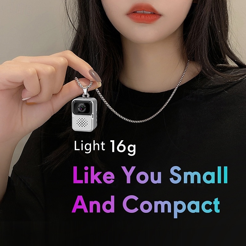 HD Mini Lifestyle Keychain Camera Capable of Photo and Video Recording Student Thumb-sized Digital Camera with 0.96-inch IPS Screen3