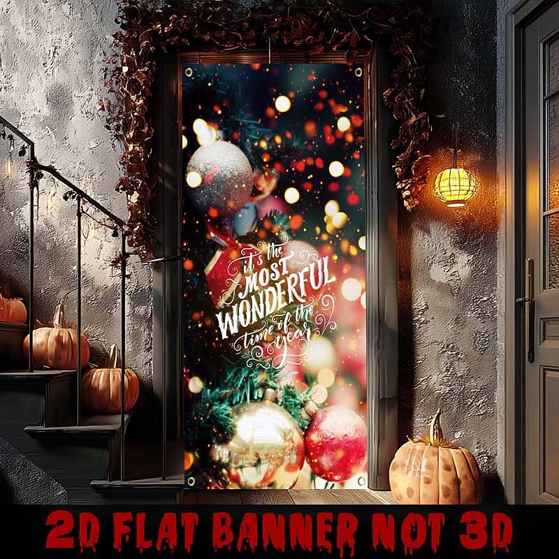 Halloween Shower Curtains Curtains Skeleton Forest Fantasy Living Room Decorations Wall Door Background4