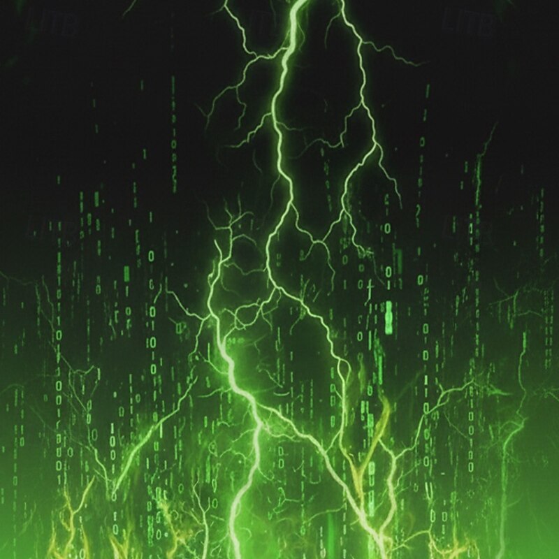 Men's Geometric Lightening Shirt Button Up Shirt Long Sleeve Fashion Casual Holiday Casual Daily Spring Fall Turndown 3D Print Collared Shirts Pink Purple Green4