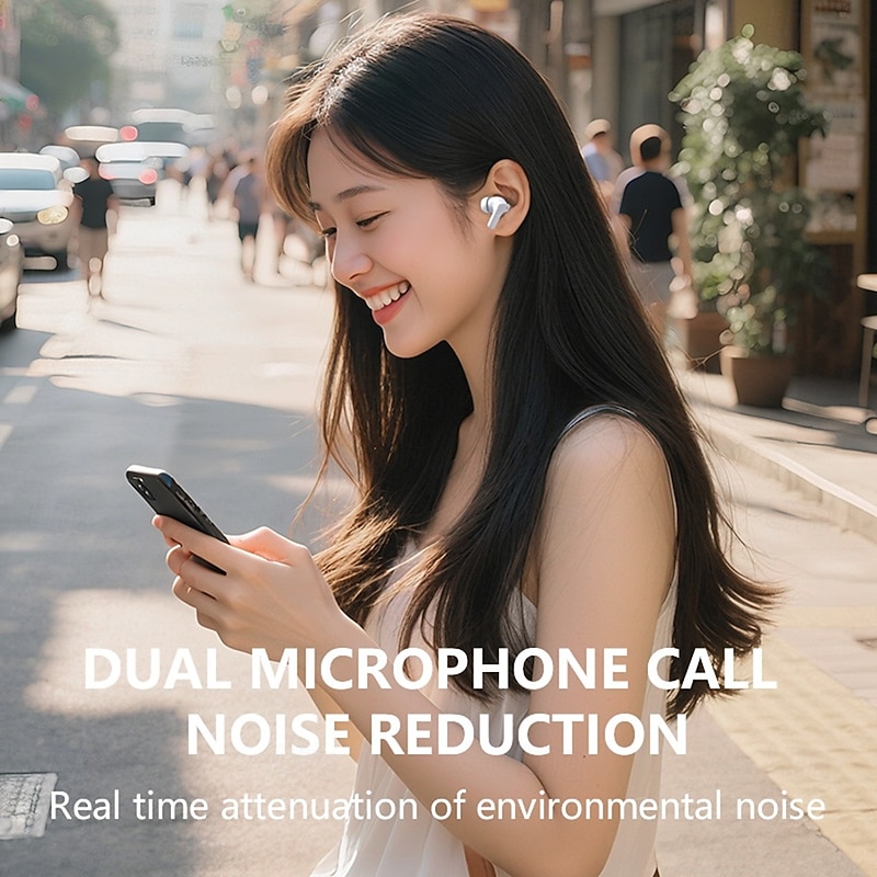 2025 TWS Wireless Earphones - Featuring True Wireless Ergonomic Design for Ultimate Comfort HIFI Sound Paired with Dolby Bass and ACC Stereo High-definition Calling Wireless Noise Cancelling Type4