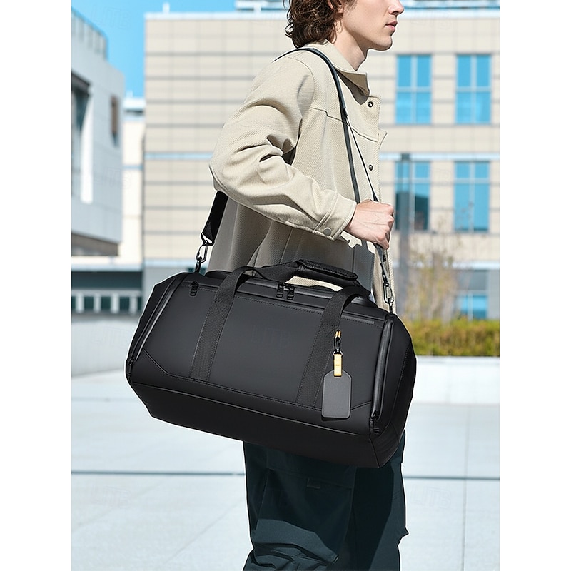 Men's Waterproof Scratch-Resistant Duffel Bag – Large Capacity Travel Gym Bag with Shoe Compartment, Durable Sports Weekender Tote for Fitness, Outdoor and Business Trips2