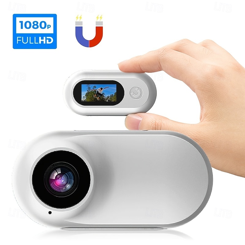 HD 1080P Mini Outdoor Sports Camera with Magnetic Clip for Photos and Videos Thumb DV Pet Camera Cycling Recorder2