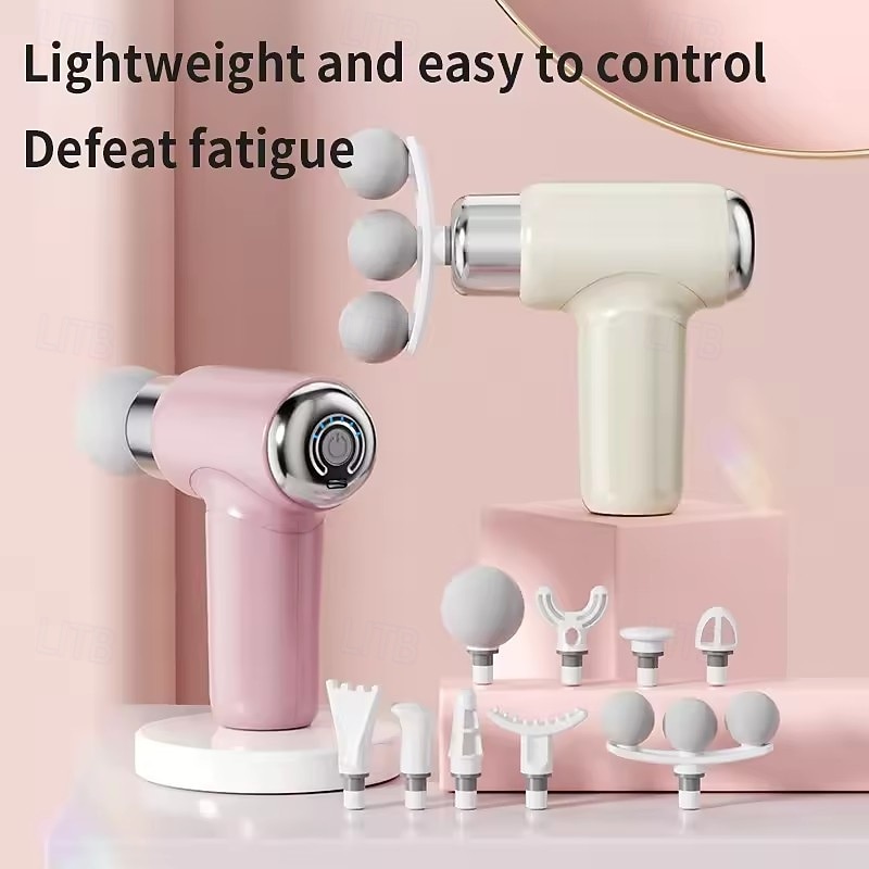 #Massage Gun Portable Mini #Handheld Fascia Gun #Deep Tissue #Muscle Relaxation Adjustable Speed Fascia Gun For Body Back Neck Legs 2026 - $26.99