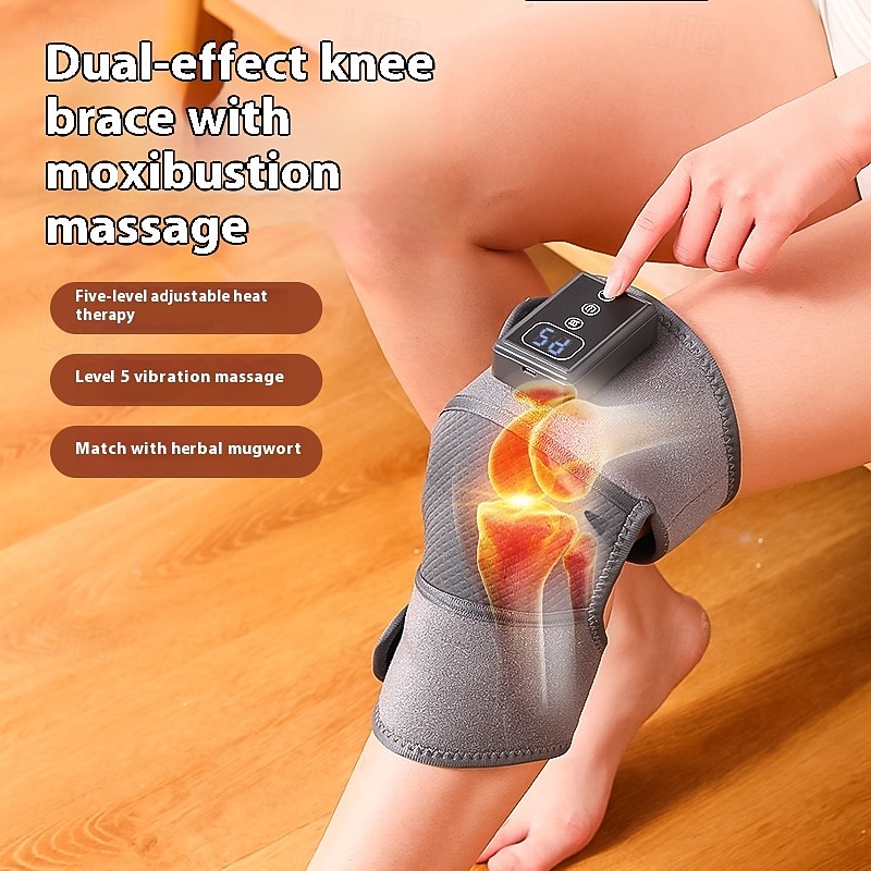 #Heated Knee Massager, #Thermal Knee Support Wrap Adjustable #Vibration Heating Pad ,#Knee Relaxation #Leg Warmer 2026 - $22.99