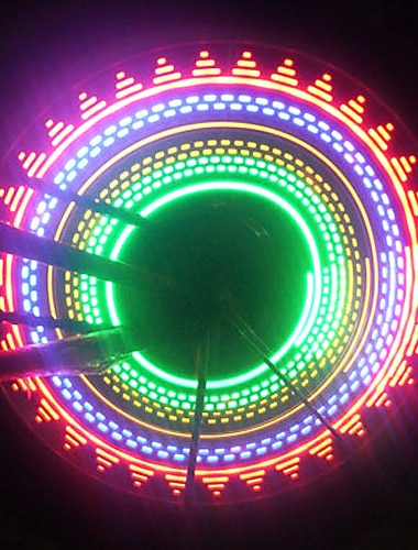  LED פנסי אופניים אורות מהבהבים כובע שסתום אורות גלגל רכיבת הרים אופנייים רכיבת אופניים עמיד במים נייד AAA רכיבה על אופניים / IPX-4