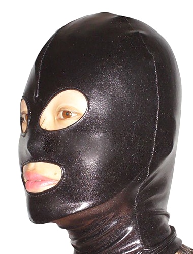  Masque Costume de peau Adulte Spandex Latex Costumes de Cosplay Genre Homme Femme Couleur Pleine Halloween