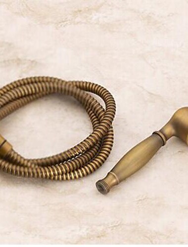  アンティーク真鍮の蛇口アクセサリー、高品質の給水ホース、蛇口ハンドル&amp; コントロール