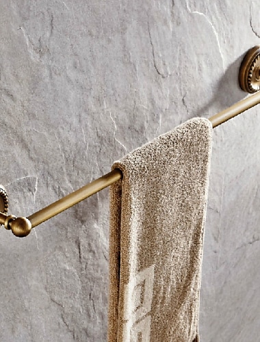  handdoekstang antiek messing enkele badkamerstang nieuw design wandmontage 60 * 7,5 cm 1 st