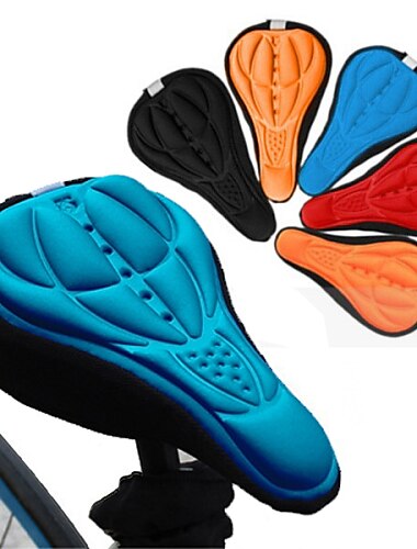  Fietszadeldek / Kussen Ademend Comfort 3D-pad Siliconen Silicagel Wielrennen Racefiets Mountainbike Zwart Rood Blauw