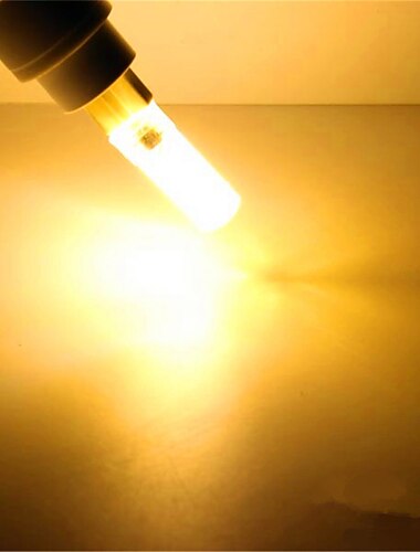  1pc 6pcs 10 Watts Silicone Coated G9 LED Light Bulb 360 Degree Dimmable G9 Light Bulb 60w Equivalent 72pcs SMD 3014 LED G9 AC220V