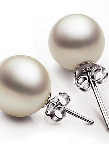  Boucles d'oreille Clou For Femme Soirée Mariage Décontractée Perle Argent sterling Imitation Perle / du quotidien / Des sports