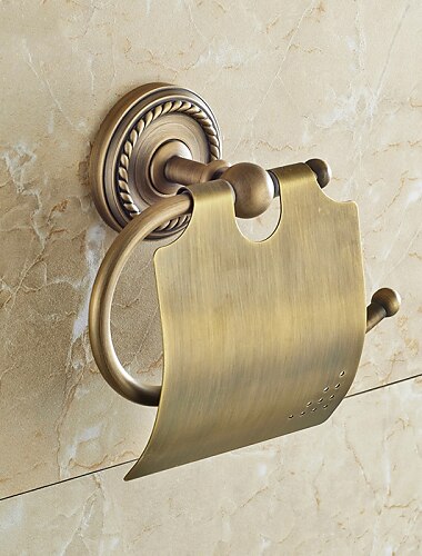  коричневый держатель для туалетной бумаги традиционный антикварный медный настенный