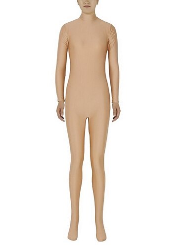  Zentai-kostymer Kattdräkt Huddräkt Karnevalsdräkt Helkroppsdräkt Herr Dam Kön Solid färg Spandex Lykra Kostym för Vuxna