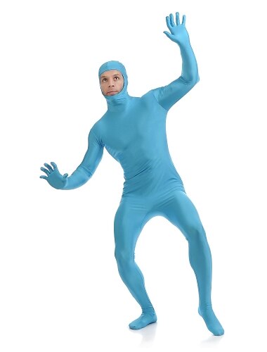  Zentai-Anzüge Ganzkörperanzug Ganzkörperanzug Karnevalskostüm Ganzkörperanzug Herren Damen Sex Einfarbig Elasthan Lycra Kostüm für Halloween Erwachsene