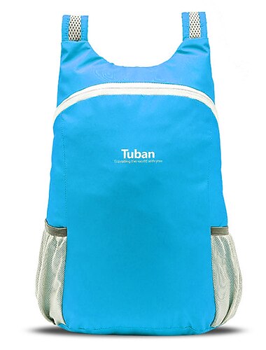  18 L Wanderrucksack Leichter packbarer Rucksack Tagesrucksack Packbar Wasserdicht Ultraleicht (UL) Multifunktional Faltbar Außen Camping / Wandern Radfahren / Fahrrad 600D Polyester Rosa Rote