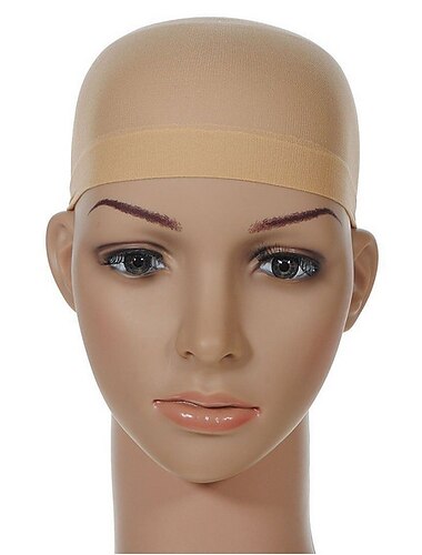  Accesorios para peluca Nailon Bases para Pelucas / Casquillo de la peluca Mallas para el cabello Forro ultra elástico 2 pcs Diario Clásico Nudo Negro
