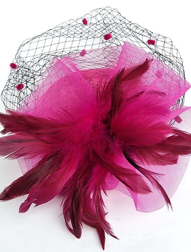  Fascinators Kentucky Derby Hut Blumen Hüte Federnetz Pillbox Hut Hochzeit besonderer Anlass Pferderennen Damentag Melbourne Tasse mit floralem Kopfschmuck Kopfbedeckung