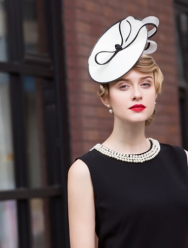  Fascinator aus Polyester, Kentucky-Derby-Hut/Stirnbänder mit 1 Stück Kopfbedeckung für Hochzeit/Outdoor/besondere Anlässe