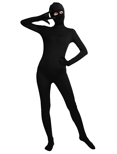  Blanka Zentai-dräkter Kattdräkt Huddräkt Karnevalsdräkt Helkroppsdräkt Kön Ensfärgat Kostym för