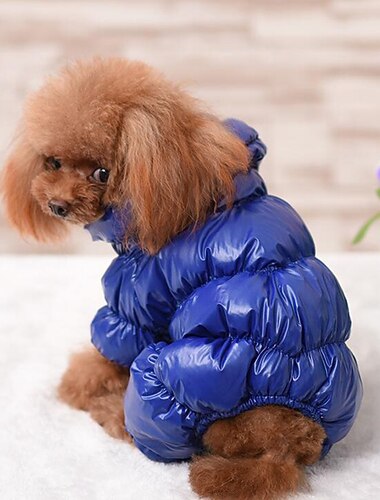 Perro Abrigos Mono Chaqueta Ropa para cachorros Casual / Diario Mantiene abrigado Invierno Mantiene abrigado Templado Exterior Ropa para perros
