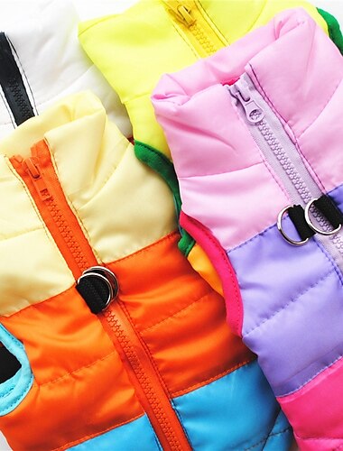  Cane Gilè Pettorina Vestiti del cucciolo Casual quotidiano Inverno Esterno Abbigliamento per cani