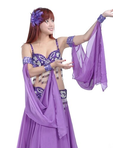  Tanz Accessoires Pailletten Damen Leistung Chiffon